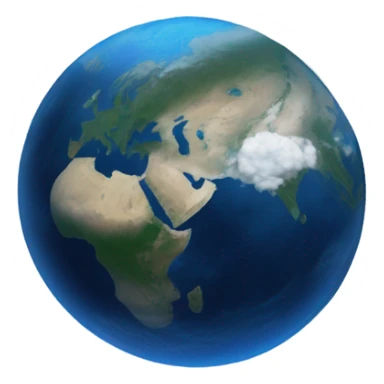 the earth seen from the moon sticker
