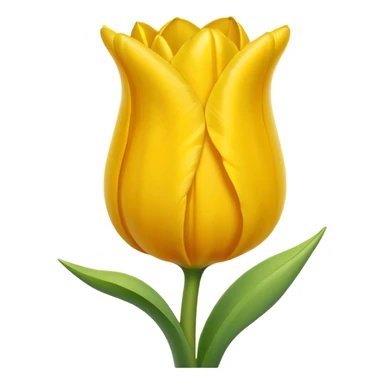 Emoji de tulipán amarillo sticker