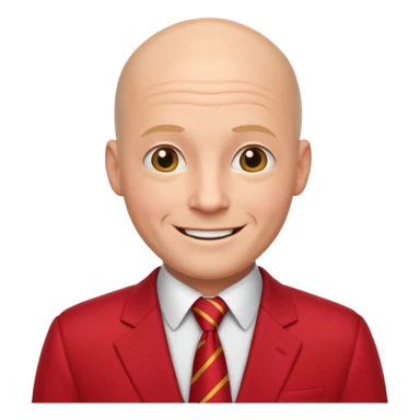 smile-bald-men-with-ties-red suit sticker