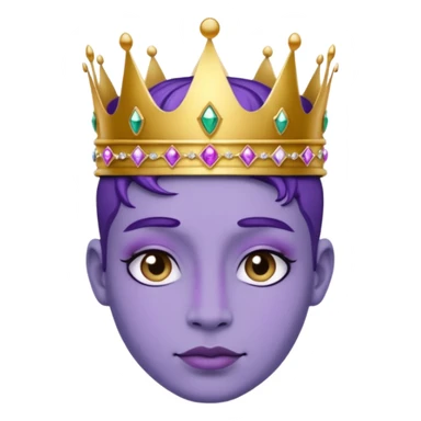 Purple royalty sticker