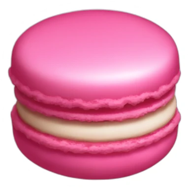 pink macaroon sticker