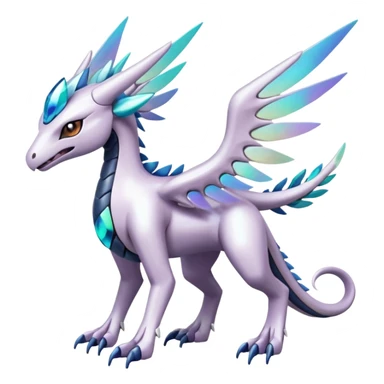 Meloetta-Palkia-Reshiram-Dialga-Pokémon-Fakémon-fusion-hybrid-creature sticker