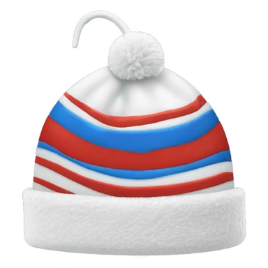 Dairy Queen logo on a winter hat sticker