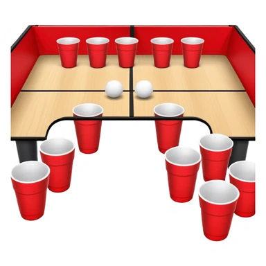 beer pong sticker