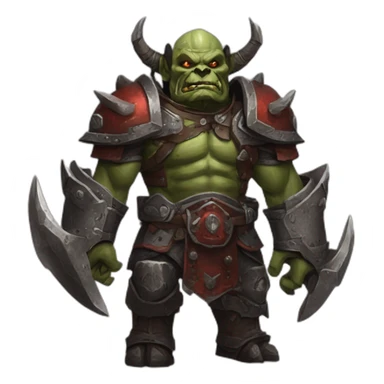 grimgor ironhide orc total warhammer sticker