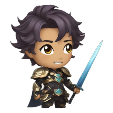 Genshin impact chibi sticker