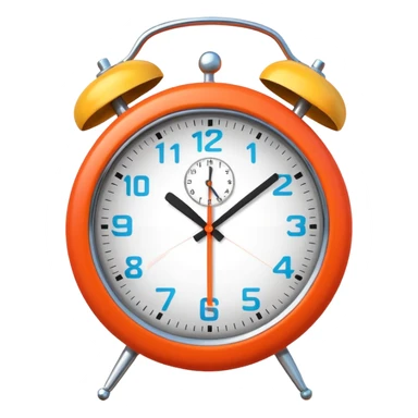 power hour checklist with a clock, energetic sticker