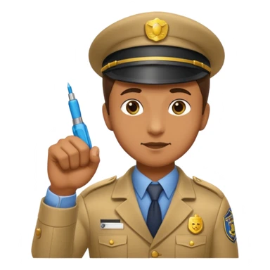 Ticket inspector with punch,Train Crew. sticker