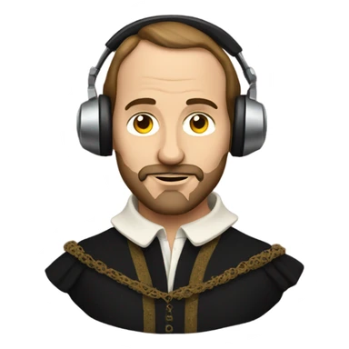 Shakespeare DJ sticker