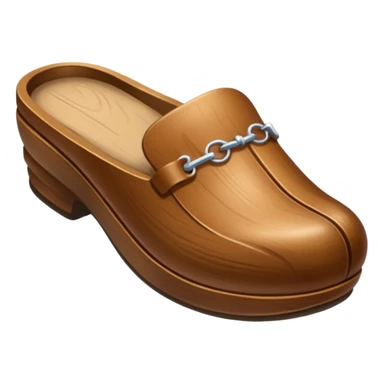 wood slipper sticker
