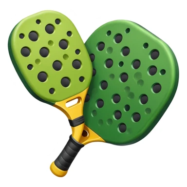 pelota de pickleball Verde sola sticker