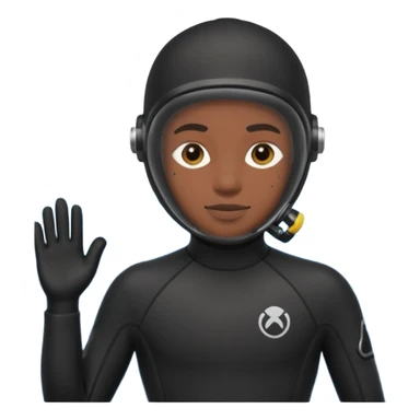 diver wetsuit only wetsuit sticker