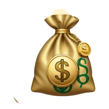 play icon and a money bag with a dollar symbol sticker