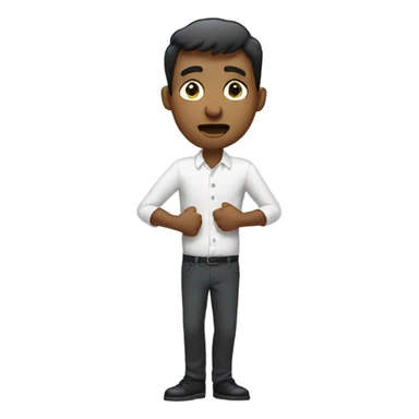 Someone that is farting sticker