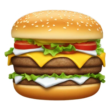 Burger with ice on it sticker