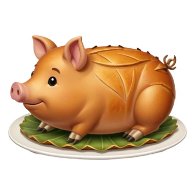 roasted joint of pork food sticker