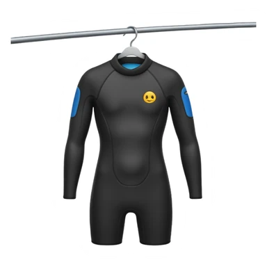 wetsuit hang on a hanger sticker
