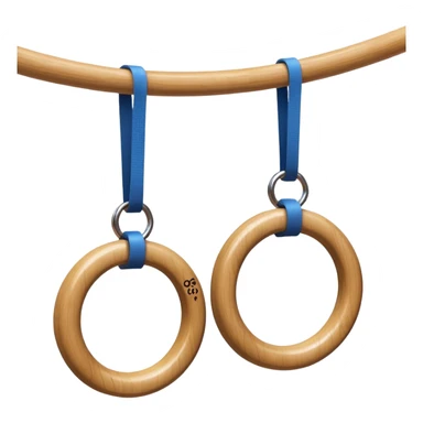 Gymnastic rings sticker