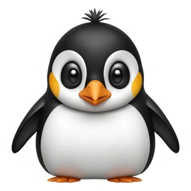shocked penguin sticker