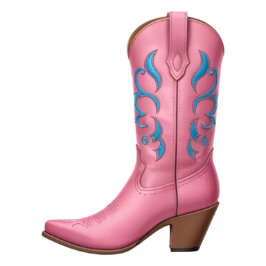pink cowgirl boots sticker