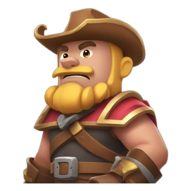 Hog rider clash royale sticker