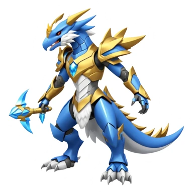 Wargreymon-Latios-Kyurem-Sergal-Fakémon-hybrid-fusion, full body sticker