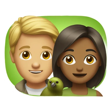 Mckenna and kiwi sticker