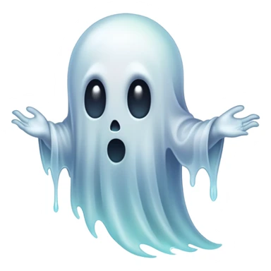 creepy ghost sticker