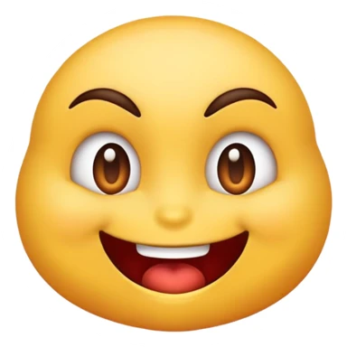 😈 this emoji having the face of 😏 but looking more flirty or victorious  sticker