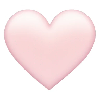 light pink pastel heart sticker