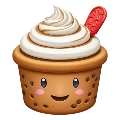 MAKE ME A LOTUS BISCOFF AND CREAM EMOJI FOR MARKETING ON INSTAGRAM PURPOUSE sticker