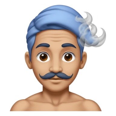 genie with smoke sticker