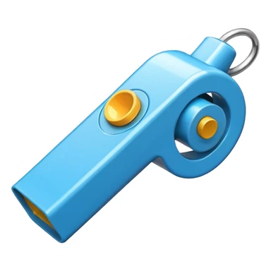 referee's whistle sticker