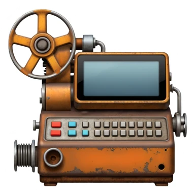 1980s machinery and equipment sticker