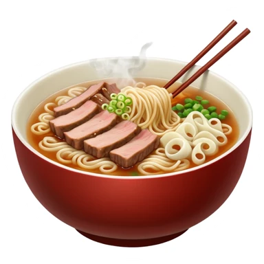 single bowl of noodles for one person sticker