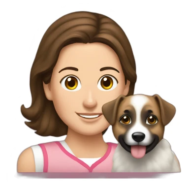 Elise stefanik petting the Adirondacks sticker