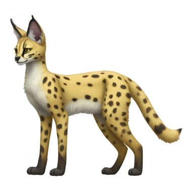 Sergal-Serval-Vernid full body sticker