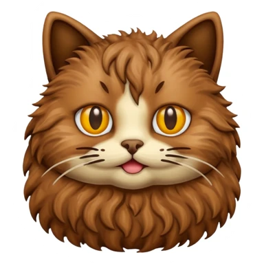 cat fused with poop sticker