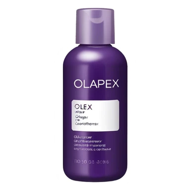 Olaplex Conditioner Dark purple bottle   sticker