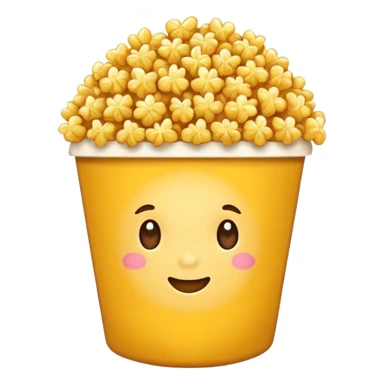 Golden Popcorn. sticker