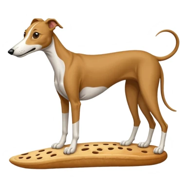 galgo mordiendo una liebre sticker