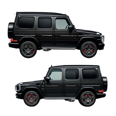 Black Mercedes G63 Amg sticker