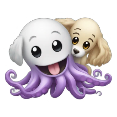 pet and tentacles sticker