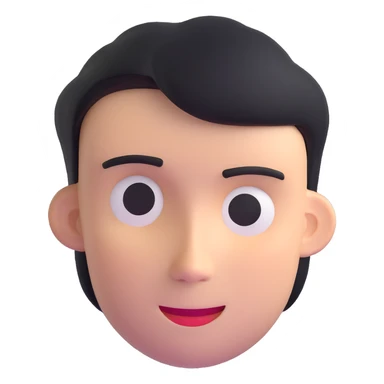 face with a deadpan look and subtle smirk, sarcastic sticker