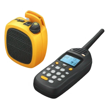 Walkie talkie sticker