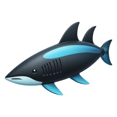The underwater fin sticker