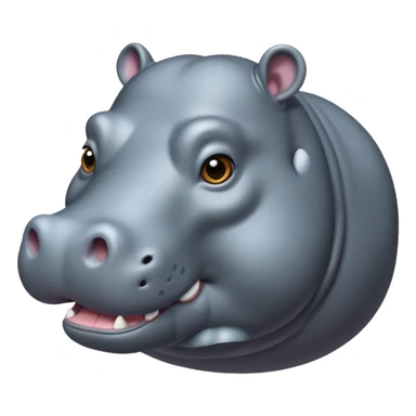 Hippopotamus sticker