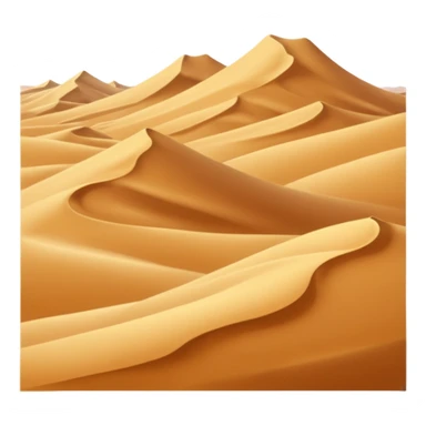 desert dunes scene. sticker