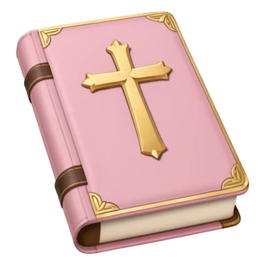 soft pink bible sticker