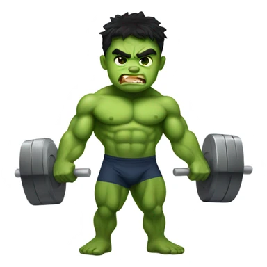 gym baby hulk sticker